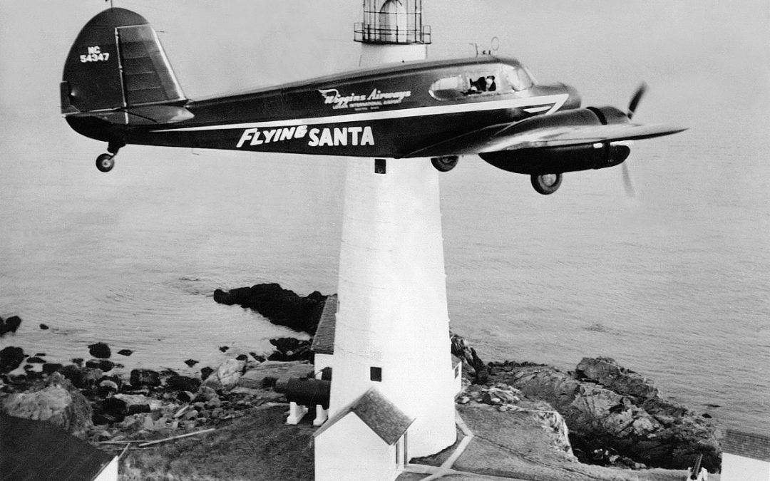 Flying Santa has been a Delight for Maritime Families for Nearly 100 Years